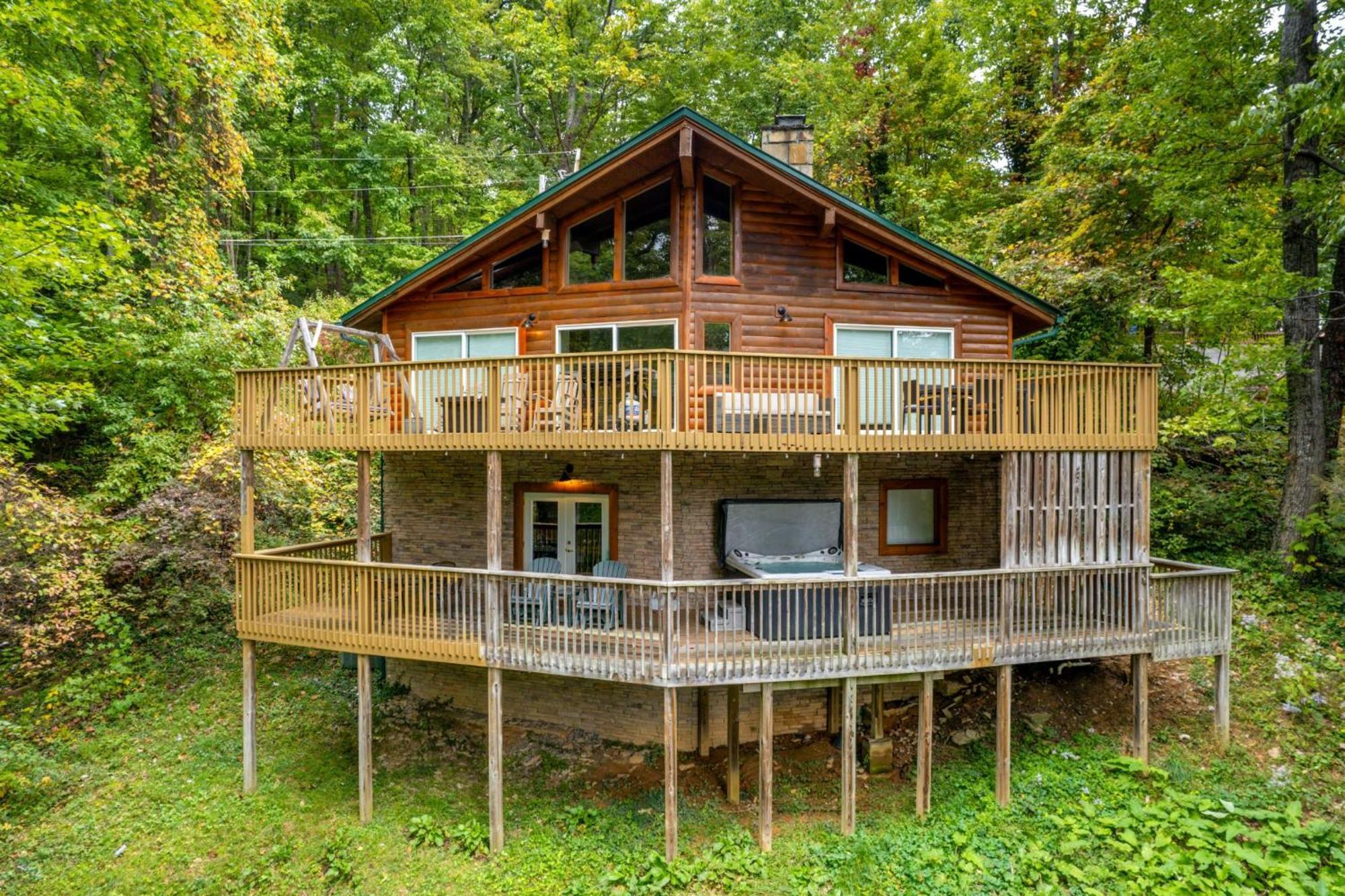 Grand Ole Chalet - Mt Viewsfireplacefirepitarcade Gatlinburg Luaran gambar